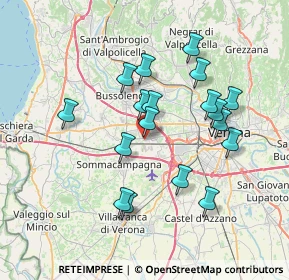 Mappa Via Carlo Cattaneo, 37060 Lugagnano VR, Italia (6.68333)