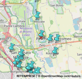 Mappa Via G. Carducci, 20068 Peschiera Borromeo MI, Italia (2.865)