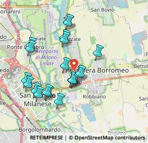 Mappa Via G. Carducci, 20068 Peschiera Borromeo MI, Italia (1.7635)