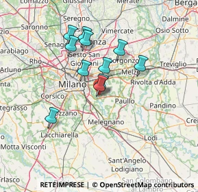 Mappa Via G. Carducci, 20068 Peschiera Borromeo MI, Italia (11.17364)