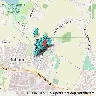 Mappa Via Altiero Spinelli, 35030 Rubano PD, Italia (0.20385)