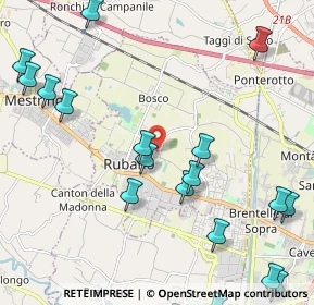 Mappa Via Altiero Spinelli, 35030 Rubano PD, Italia (2.943)