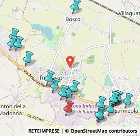 Mappa Piazza Madre Teresa di Calcutta, 35030 Rubano PD, Italia (1.4135)