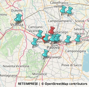 Mappa Piazza Madre Teresa di Calcutta, 35030 Rubano PD, Italia (12.99357)
