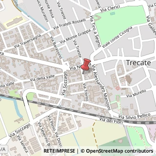 Mappa Via Trento, 11, 28069 Trecate, Novara (Piemonte)