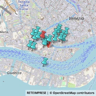 Mappa Rio Terrà Foscarini, 30123 Venezia VE, Italia (0.293)