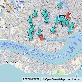 Mappa Rio Terrà Foscarini, 30123 Venezia VE, Italia (0.559)