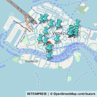 Mappa Rio Terrà Foscarini, 30123 Venezia VE, Italia (0.8385)