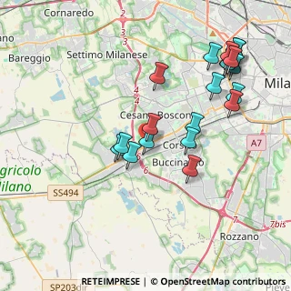 Mappa SS 494, 20090 Cesano Boscone MI, Italia (4.1975)
