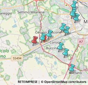 Mappa SS 494, 20090 Cesano Boscone MI, Italia (4.36917)