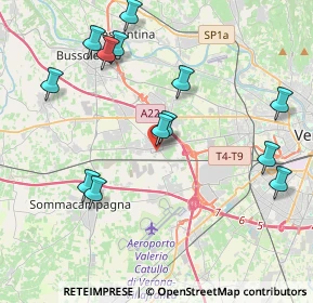 Mappa Via Don Giuseppe Fracasso, 37060 Sona VR, Italia (4.40769)
