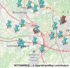 Mappa Via Don Giuseppe Fracasso, 37060 Sona VR, Italia (4.929)