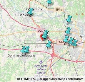 Mappa Via Don Giuseppe Fracasso, 37060 Sona VR, Italia (3.93917)