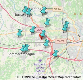 Mappa Via Don Giuseppe Fracasso, 37060 Sona VR, Italia (3.745)