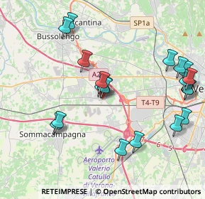 Mappa Via Don Giuseppe Fracasso, 37060 Sona VR, Italia (4.389)
