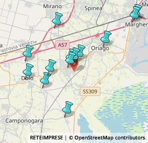 Mappa Via Mar Egeo, 30034 Mira VE, Italia (3.87385)