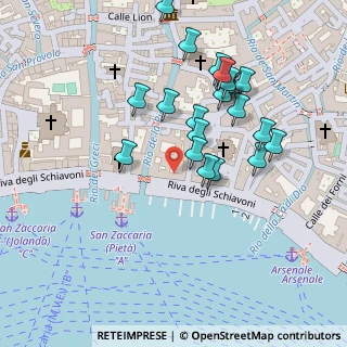 Mappa Calle Dose Castello, 30122 Venezia VE, Italia (0.09524)
