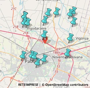 Mappa Via Guglielmo Geremia, 35133 Padova PD, Italia (4.42)