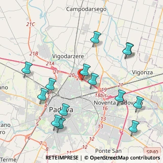 Mappa Via Guglielmo Geremia, 35133 Padova PD, Italia (4.70357)