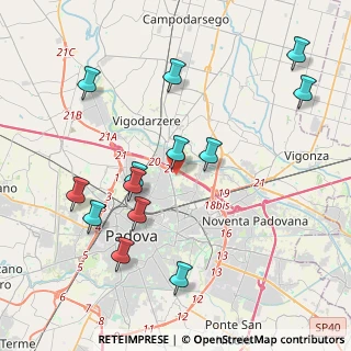 Mappa Via Guglielmo Geremia, 35133 Padova PD, Italia (4.34615)