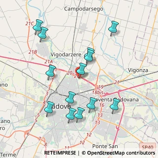 Mappa Via Guglielmo Geremia, 35133 Padova PD, Italia (4.06154)