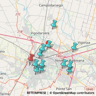 Mappa Via Guglielmo Geremia, 35133 Padova PD, Italia (3.93538)