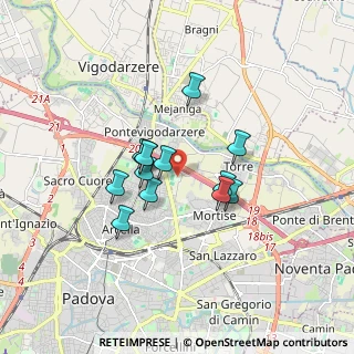 Mappa Via Guglielmo Geremia, 35133 Padova PD, Italia (1.25077)