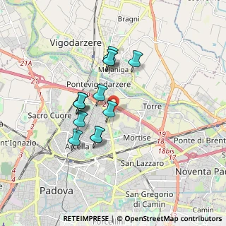 Mappa Via Guglielmo Geremia, 35133 Padova PD, Italia (1.43231)