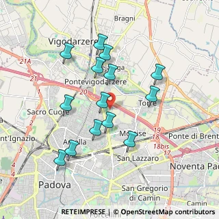 Mappa Via Guglielmo Geremia, 35133 Padova PD, Italia (1.74714)