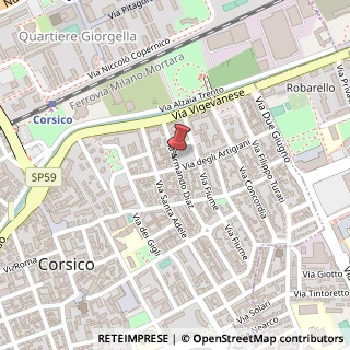 Mappa Via Armando Diaz, 16, 20094 Corsico, Milano (Lombardia)