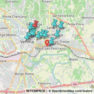 Mappa Via Galileo Galilei, 37121 Verona VR, Italia (1.47786)