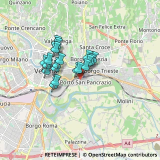 Mappa Via Galileo Galilei, 37121 Verona VR, Italia (1.347)