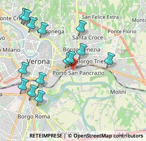 Mappa Via Galileo Galilei, 37121 Verona VR, Italia (2.22857)
