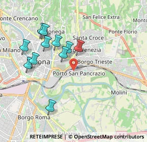 Mappa Via Galileo Galilei, 37121 Verona VR, Italia (1.89273)
