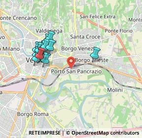 Mappa Via Galileo Galilei, 37121 Verona VR, Italia (1.76583)