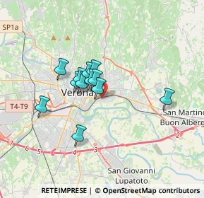 Mappa Via Galileo Galilei, 37121 Verona VR, Italia (2.46917)