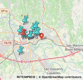 Mappa Via Galileo Galilei, 37121 Verona VR, Italia (2.99091)