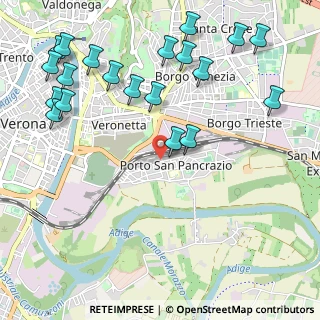 Mappa Via Galileo Galilei, 37121 Verona VR, Italia (1.328)