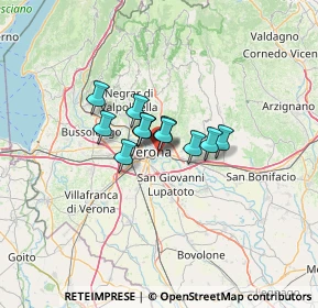 Mappa Via Galileo Galilei, 37121 Verona VR, Italia (6.93667)