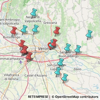 Mappa Via Galileo Galilei, 37121 Verona VR, Italia (8.6735)