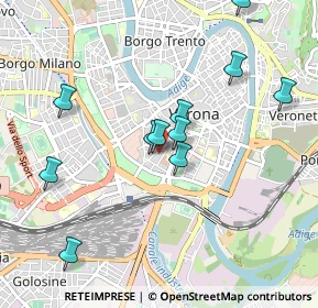 Mappa Via Salvo D'Acquisto, 37122 Verona VR, Italia (0.93455)