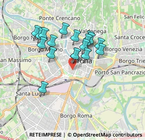 Mappa Via Salvo D'Acquisto, 37122 Verona VR, Italia (1.48778)