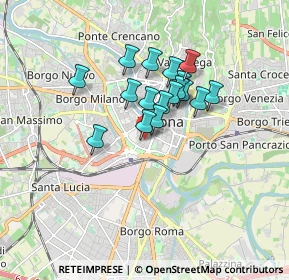 Mappa Via Salvo D'Acquisto, 37122 Verona VR, Italia (1.22824)