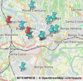 Mappa Via Salvo D'Acquisto, 37122 Verona VR, Italia (1.75417)