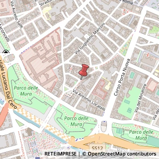 Mappa Via Gian Matteo Giberti, 18, 37122 Verona, Verona (Veneto)