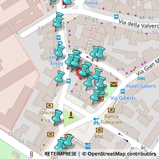 Mappa Via Giberti Gian Matteo, 37122 Verona VR, Italia (0.036)