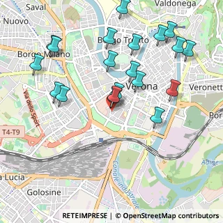 Mappa Via Giovanni della Casa, 37038 Verona VR, Italia (1.0825)