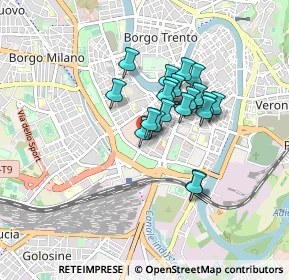 Mappa Via Giberti Gian Matteo, 37122 Verona VR, Italia (0.6055)