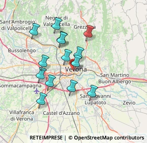 Mappa 37038 Verona VR, Italia (6.22214)