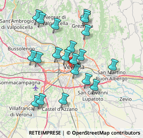 Mappa Via Giberti Gian Matteo, 37122 Verona VR, Italia (7.0805)